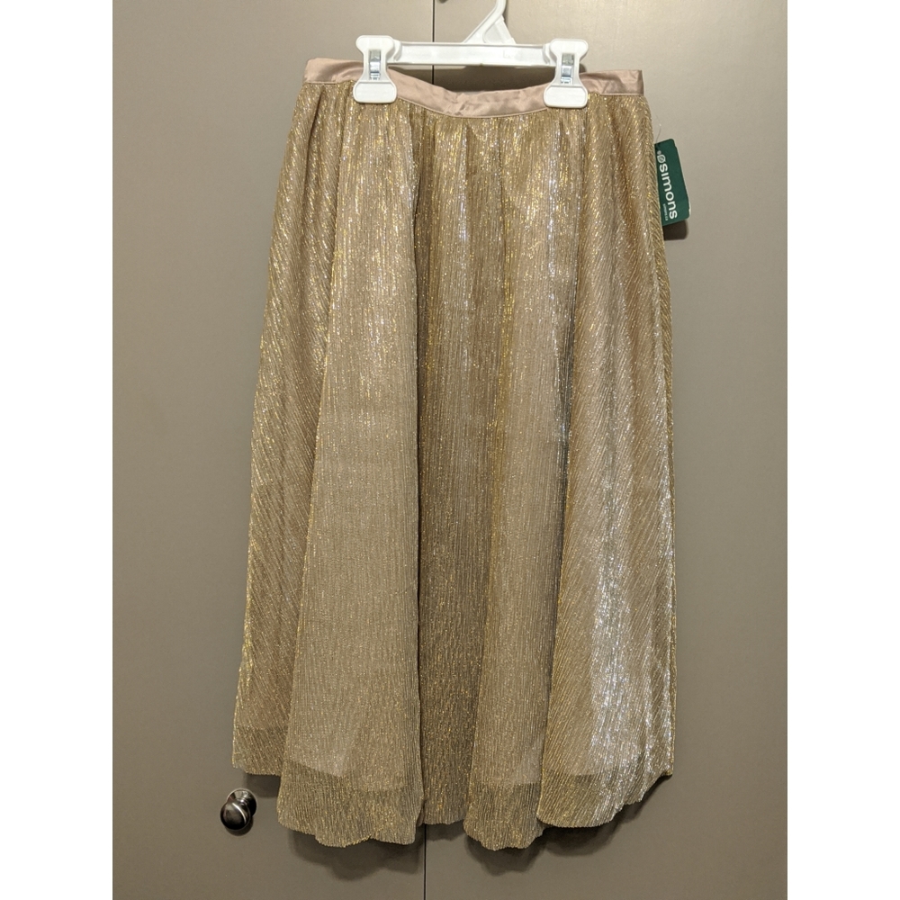 NWT Twik Gold Skirt NWT